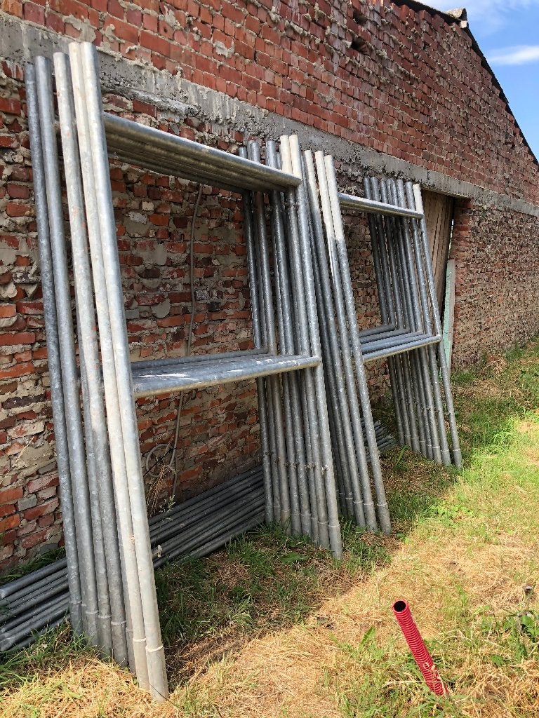 bouwstelling, Doe-het-zelf en Bouw, Steigers, Ophalen, Gebruikt, Gevelsteiger