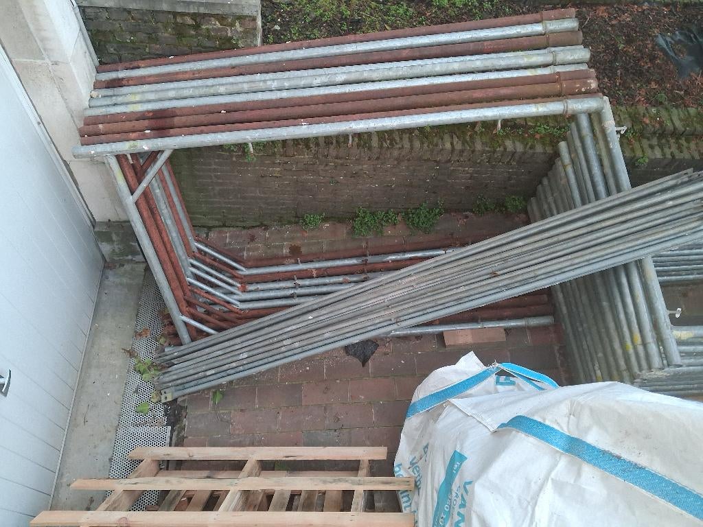 Metserstelling, Doe-het-zelf en Bouw, Steigers, Ophalen, Gebruikt, Gevelsteiger, 5 meter of hoger