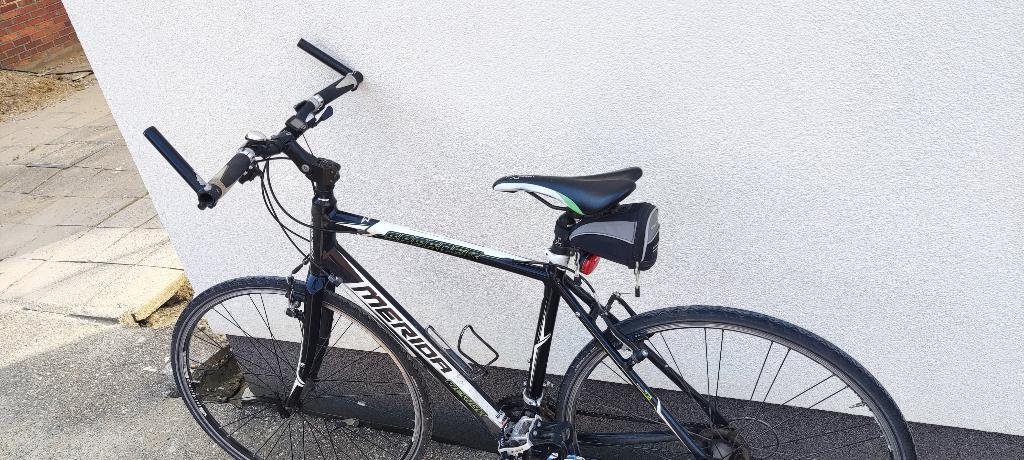 Merida Speeder hybride fiets / sportieve stadsfiets, Fietsen en Brommers, Fietsen | Racefietsen, Gebruikt, Heren, Minder dan 10 versnellingen