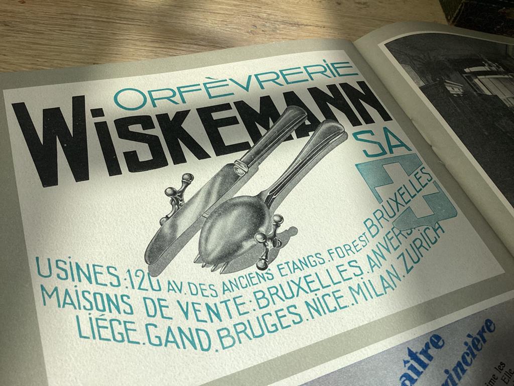 Art nouveau tafelbestek OTTO WISKEMANN, Antiek en Kunst, Ophalen