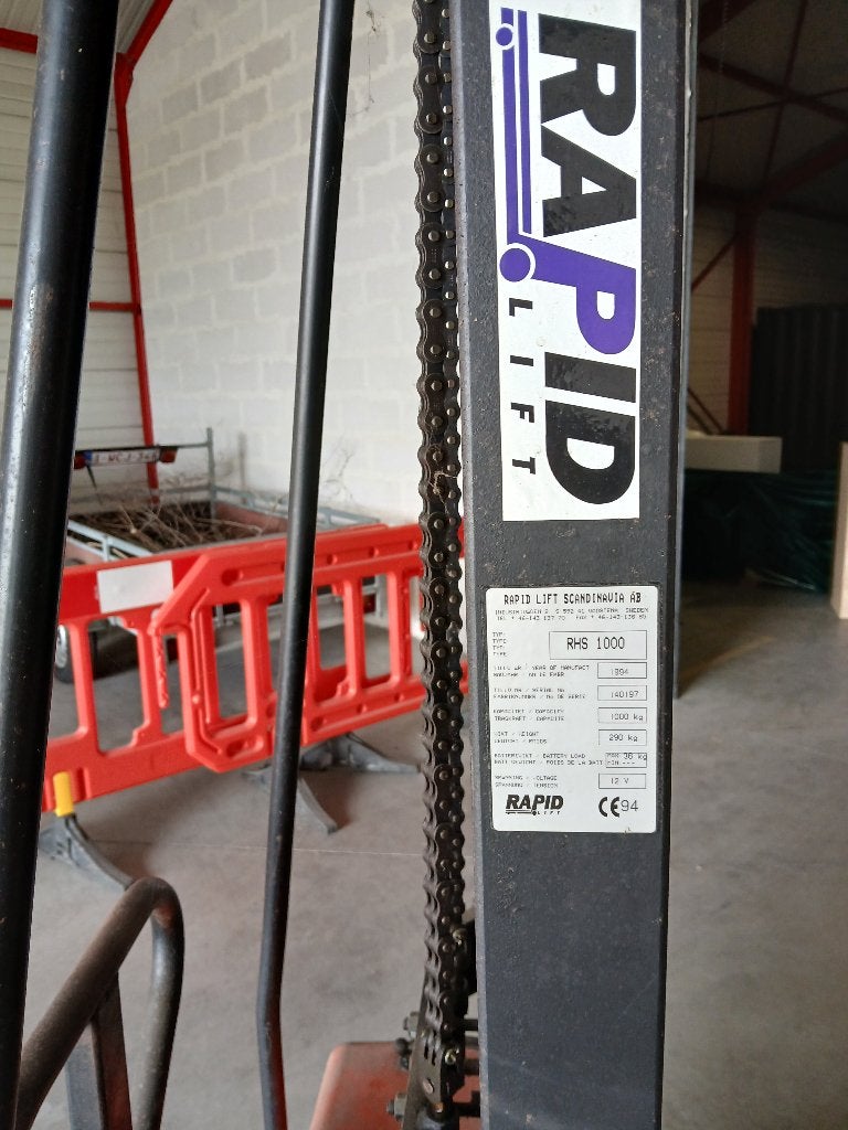 Élévateur manuel électrique, Ophalen, Rapid lift, Tot 1000 kg, Heftruck