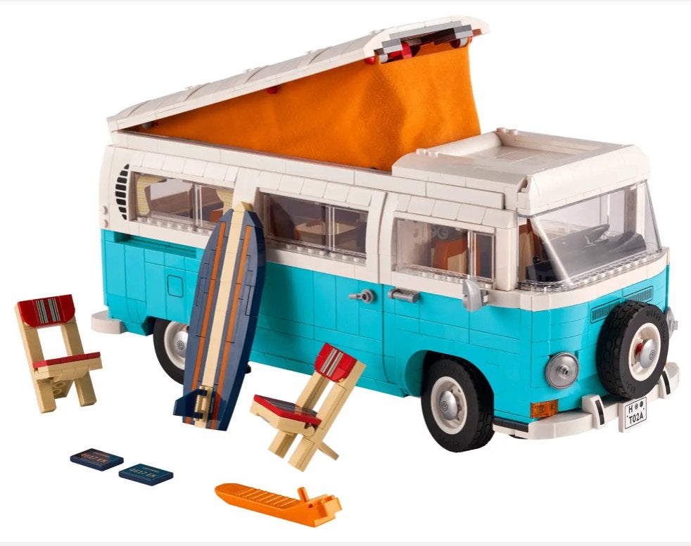 NIEUW - 10279 - Lego Volkswagen T2 Kampeerbus, Lego, Nieuw, Ophalen of Verzenden, Inclusief accessoires
