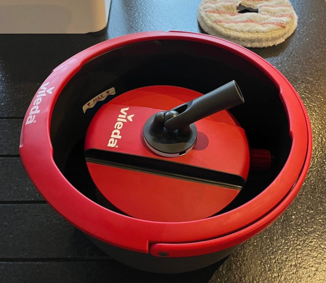 Vileda Spin & Clean, Enlèvement ou Envoi, Seau, Bac ou Chariot à balais