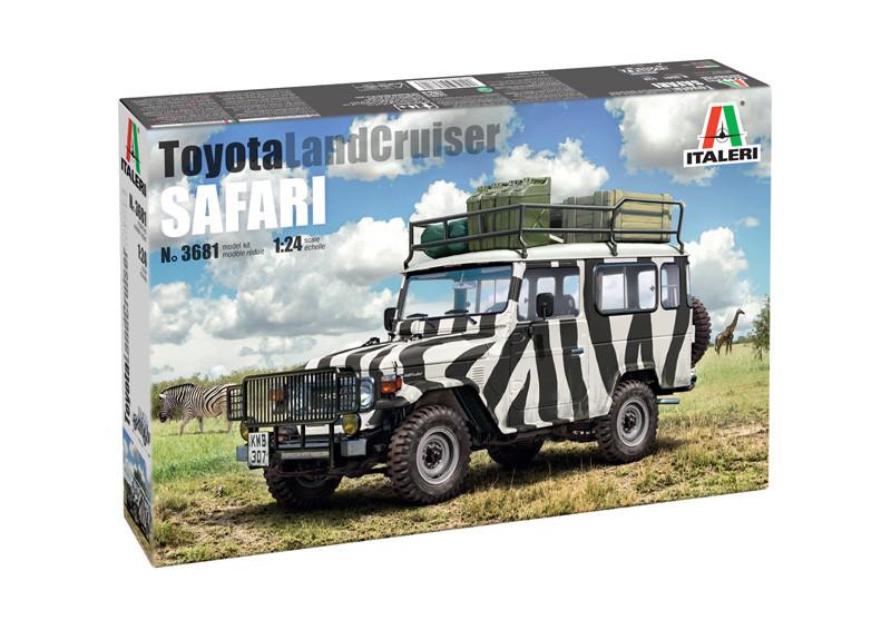 ITALERI 3681 TOYOTA LAND CRUISER SAFARI échelle 1/24, Neuf, Voiture, Plus grand que 1:32, Italeri