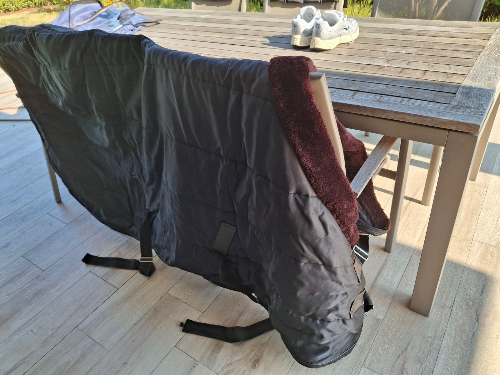 Staldeken paard 145/190 200g, Dieren en Toebehoren, Ophalen, 200 g, Dubbele borstsluiting, Staldeken