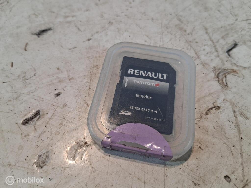 SD kaart navigatie Renault Zoe ('13-'24) 259202715R, Auto-onderdelen, Overige Auto-onderdelen, Renault, Gebruikt, Ophalen of Verzenden