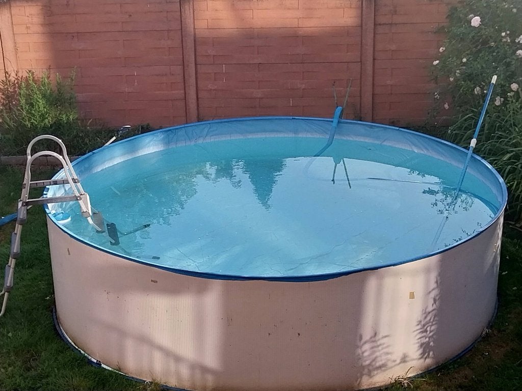 Piscines en acier, Jardin & Terrasse, Piscines, Rond, Enlèvement, Utilisé, 80 à 120 cm