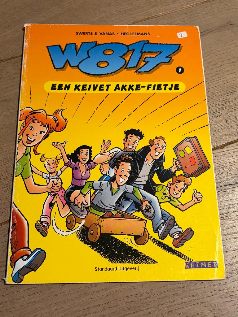 W817 - 1 - Een keivet Akke-fietje, Eén stripboek, Ophalen of Verzenden, Gelezen