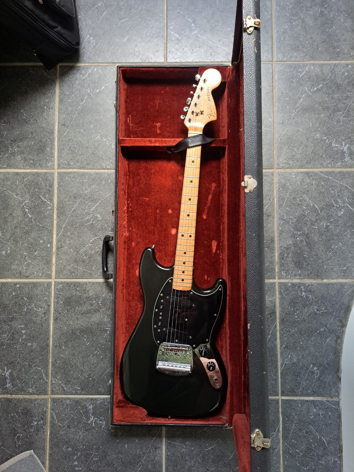 Fender Mustang 1979 USA met originele koffer, Ophalen of Verzenden, Gebruikt, Solid body, Fender