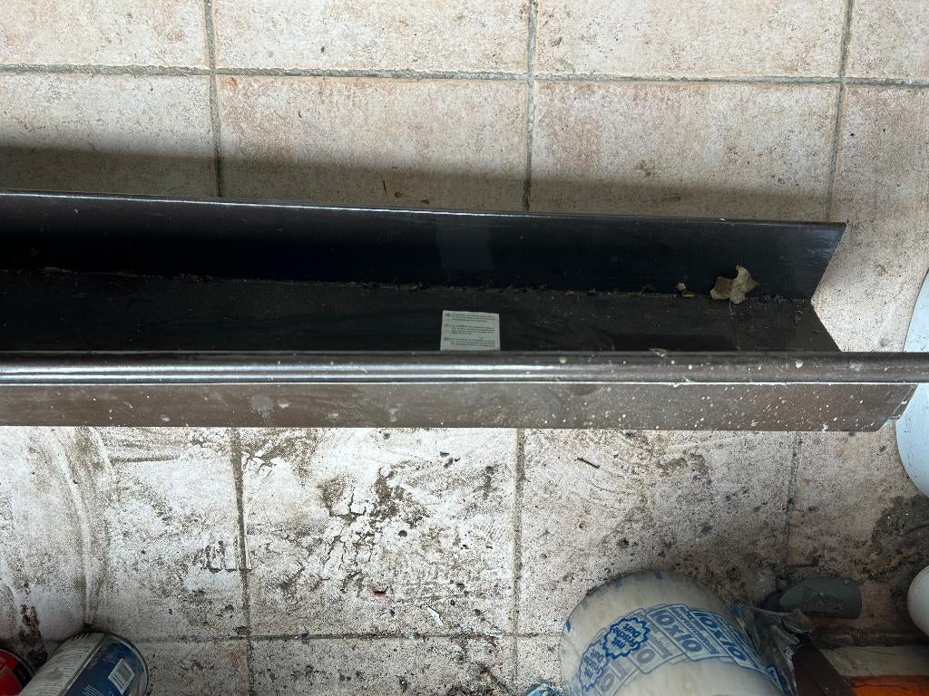 Polyster bakgoot bruin U-vorm 170 mm lengte 6 meter, nieuw, Ophalen, Nieuw
