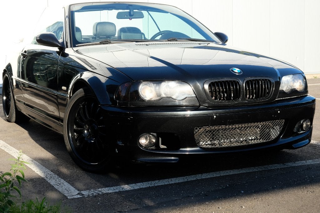 BMW 325ci Cabrio HarmanKardon Leder Zetelverwarming E46 325i, Auto's, BMW, 2500 cc, Achterwielaandrijving, Zwart, Cabriolet