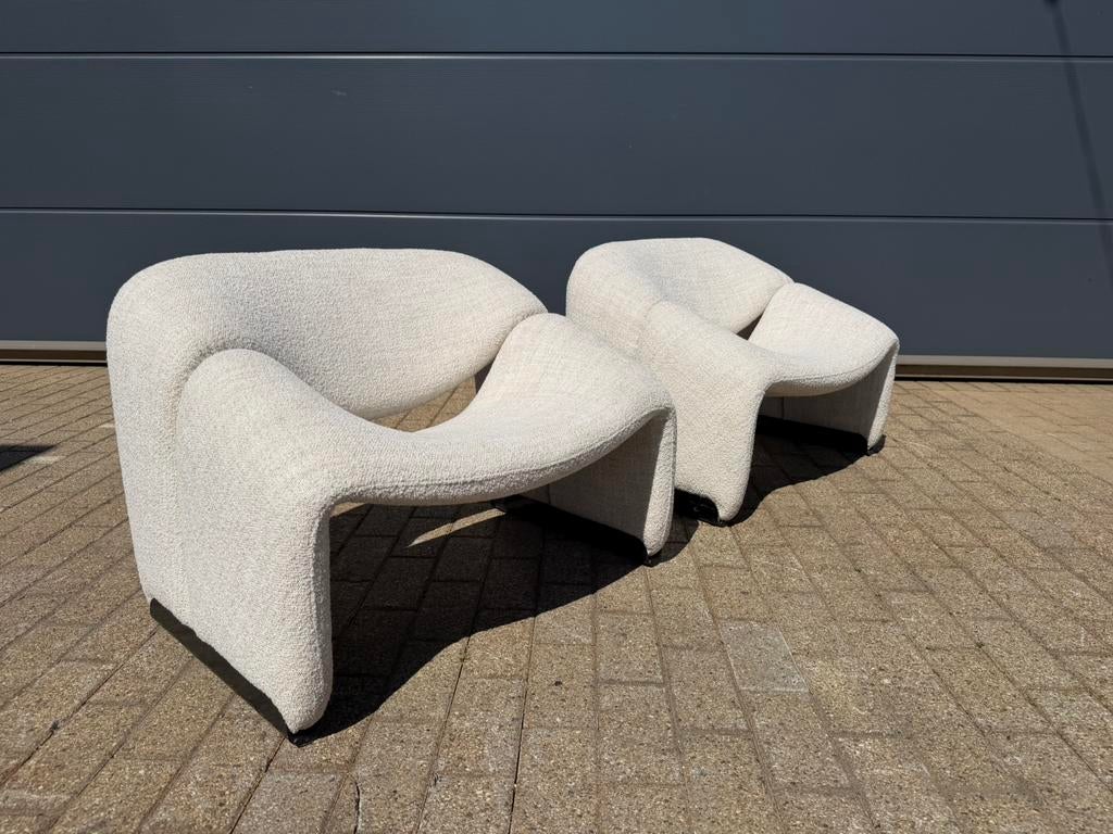 Artifort F598 Groovy fauteuils in Nieuwstaat!! Pierre Paulin, Huis en Inrichting, Ophalen of Verzenden, B&B italia cassina vitra knoll togo mah jong sede edra leolux
