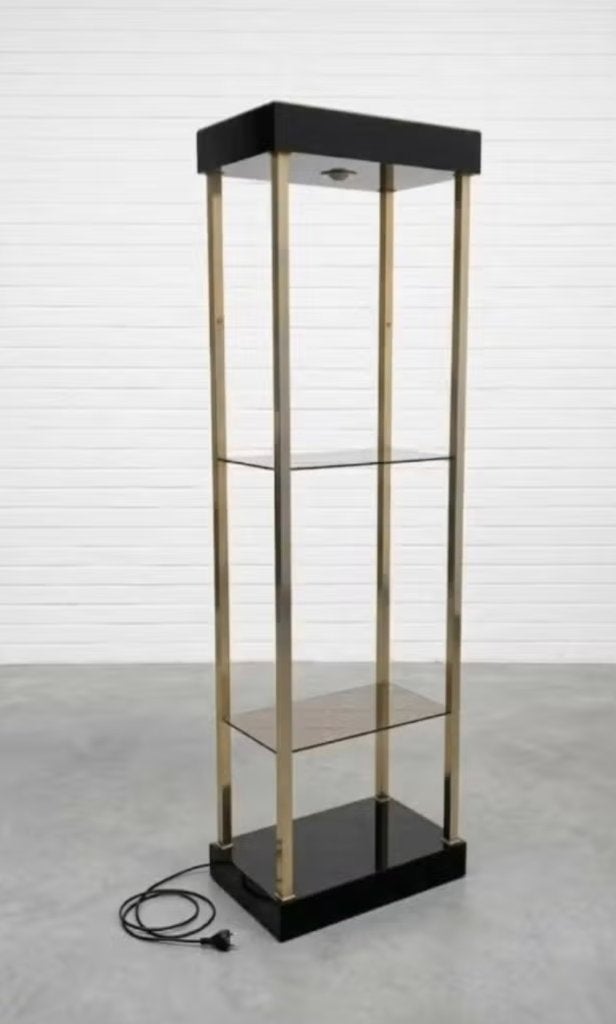 vitrine Belgo Chrome, Ophalen, Gebruikt, Glas