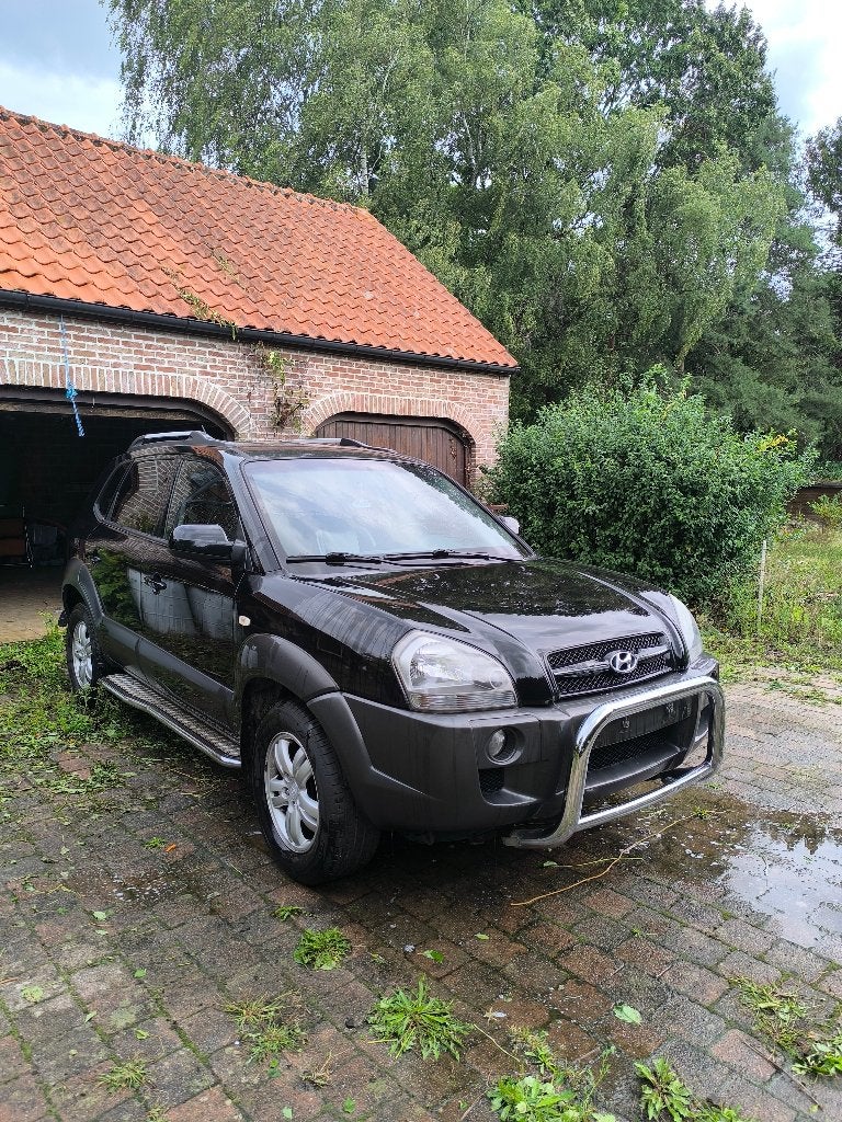 Hyundai tucson 2.0 diesel, Autos, Cuir, 89 kW, Noir, 5 portes