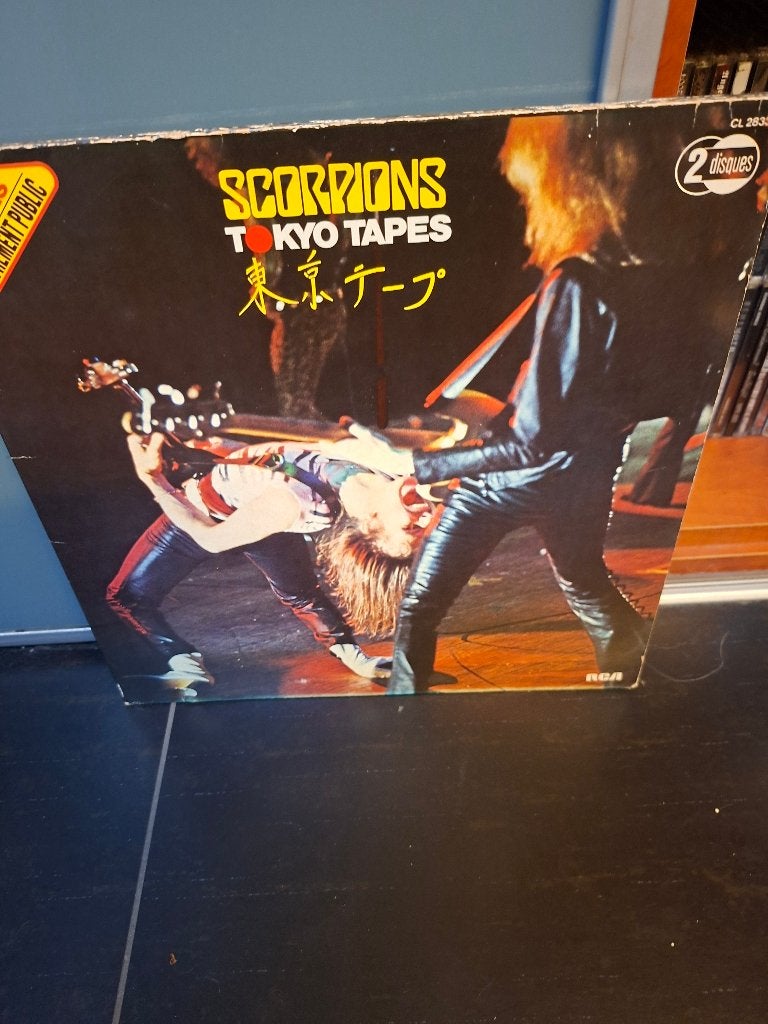 lp - scorpions - tokyo tapes - 2lp, Cd's en Dvd's, Vinyl | Hardrock en Metal, LP, Heavy metal, Gebruikt, Originele persing