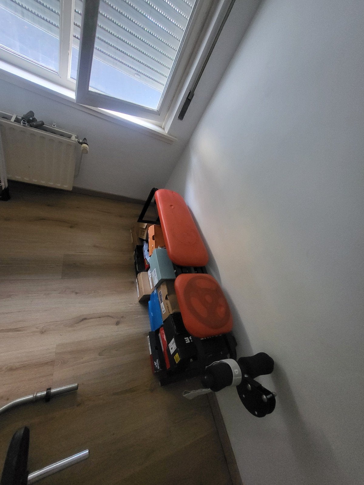Fitness bankje, Ophalen
