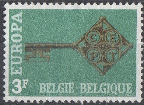 België - Europa CEPT sleutelmotief 1968, Postzegels en Munten, Postzegels | Europa | België, Verzenden, Europa