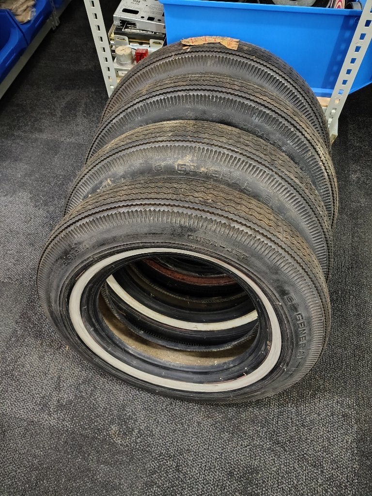 4x Oldtimer Banden 5.90-14 /Dura-Jet / General, Auto-onderdelen, Banden en Velgen, Verzenden, Nieuw, Band(en)