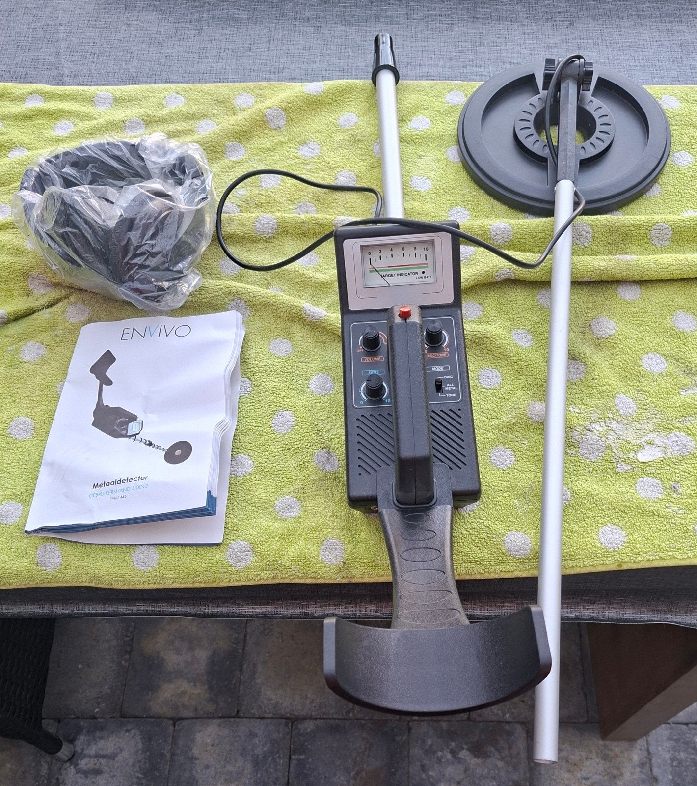 Metaal detector, Hobby en Vrije tijd, Overige merken, Instelbare gevoeligheid, Ophalen of Verzenden, Zo goed als nieuw