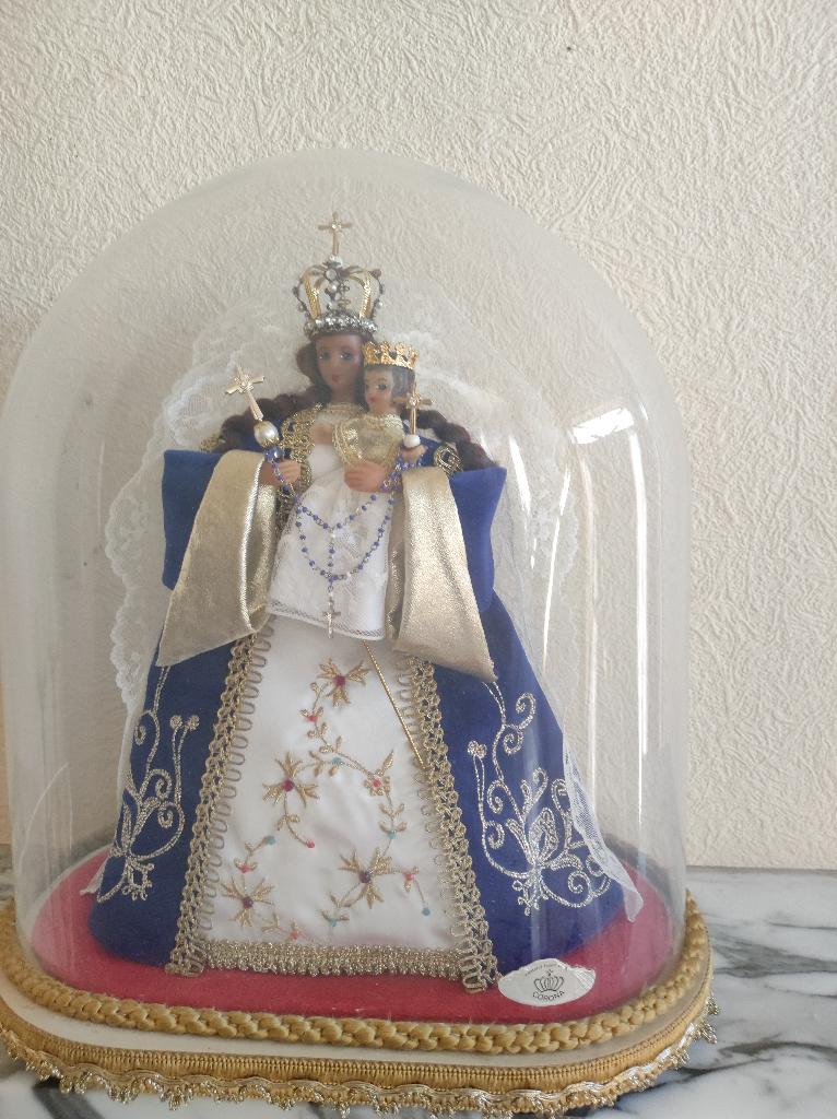 Madonna onder stolp, Antiek en Kunst, Antiek | Religieuze voorwerpen, Ophalen