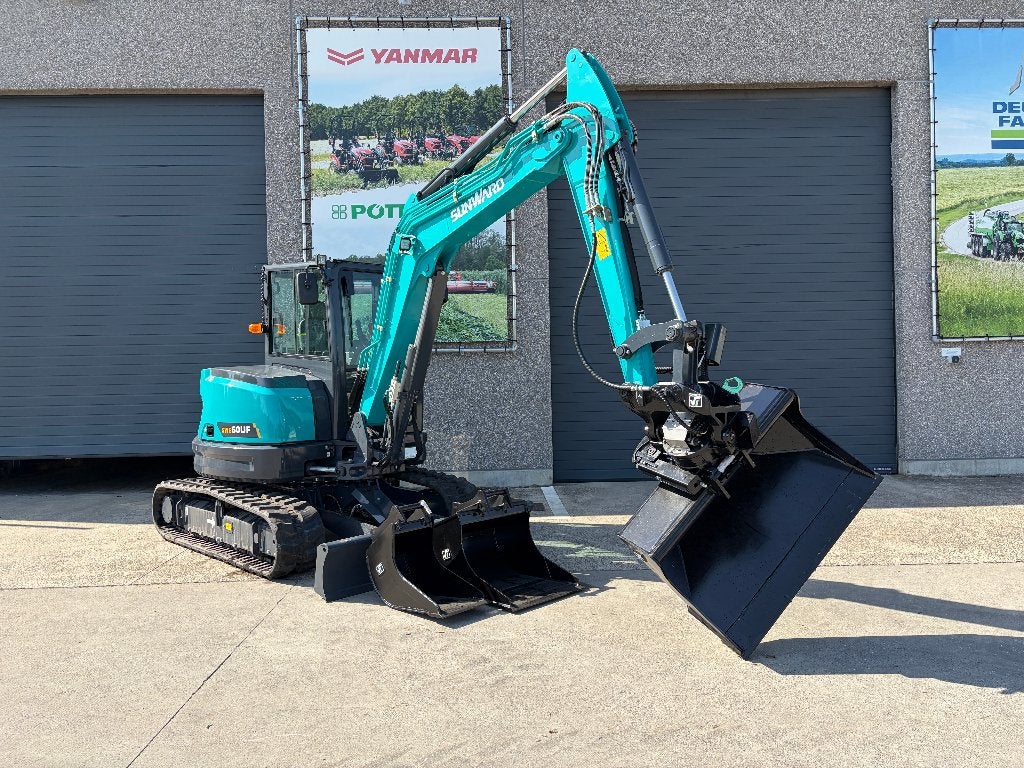 Sunward SWE60UF + Vertilt V-07 / Graafmachine + Tiltrotator, Havenlaan 1, 3980 Tessenderlo-Ham, Belgium, Sunward, Arne@verstraeten.biz