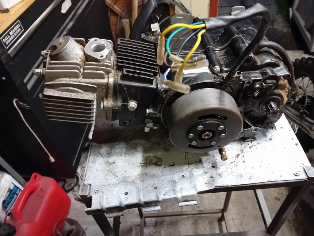 Motor pitbike 125cc, Fietsen en Brommers, Ophalen, Gebruikt, 124 cc, Pitbike
