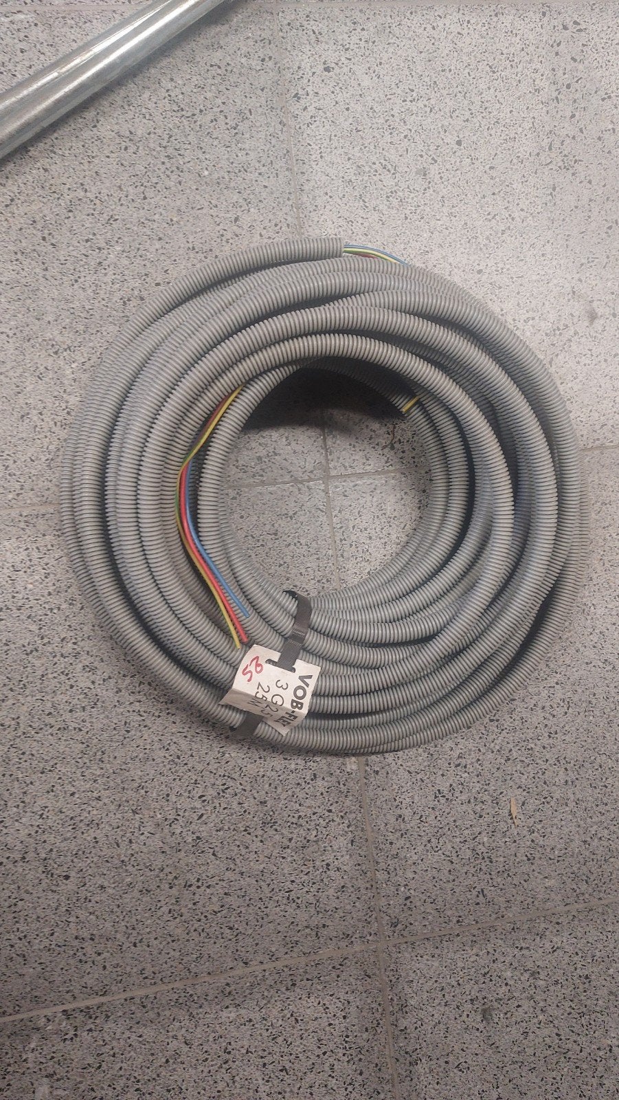 vob flex 3x2.5  25meter lang, Doe-het-zelf en Bouw, Ophalen, Nieuw