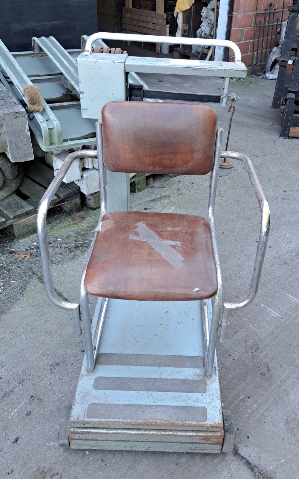 stoel stoelen antieke weegstoel decoratie, Antiek en Kunst, Ophalen