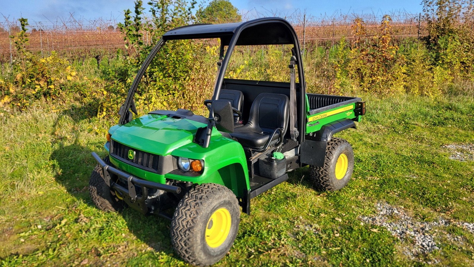 John Deere Gator HPX 4x4, Ophalen
