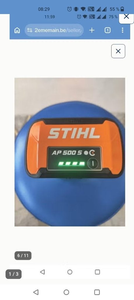BATTERIE STIHL AP 500S NEUF, Enlèvement ou Envoi, Neuf, Autres types, STIHL