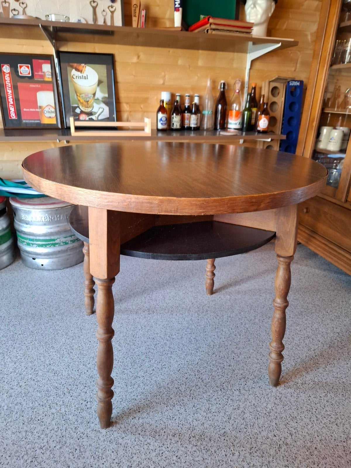 Cafe- kaart tafel, Ophalen