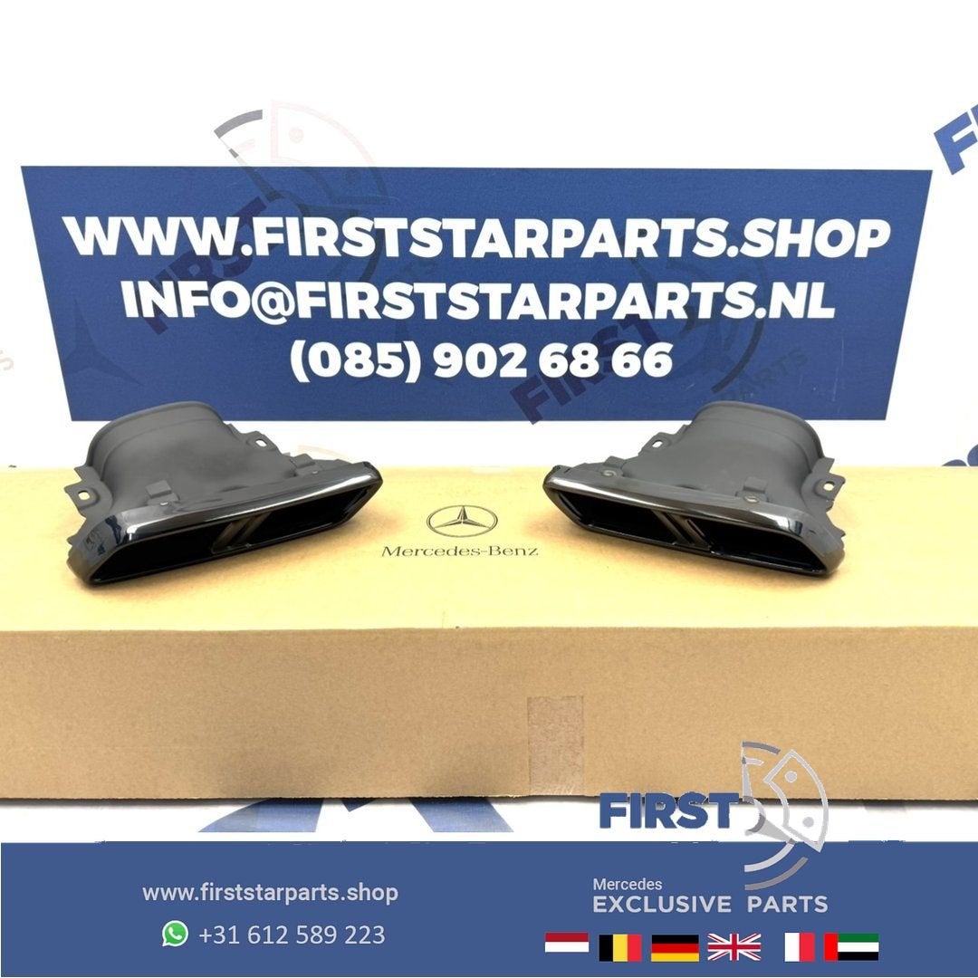 E63 E63s UITLAAT SIERSTUKKEN SET voor Mercedes E KLASSE 63 A, Utilisé, -, -, Enlèvement ou Envoi