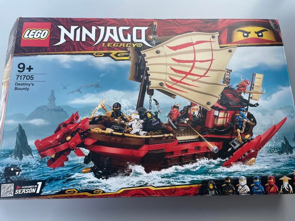 Legoset Ninjago 71705 Legacy Destiny’s Bounty, Kinderen en Baby's, Speelgoed | Duplo en Lego, Ophalen, Gebruikt, Complete set