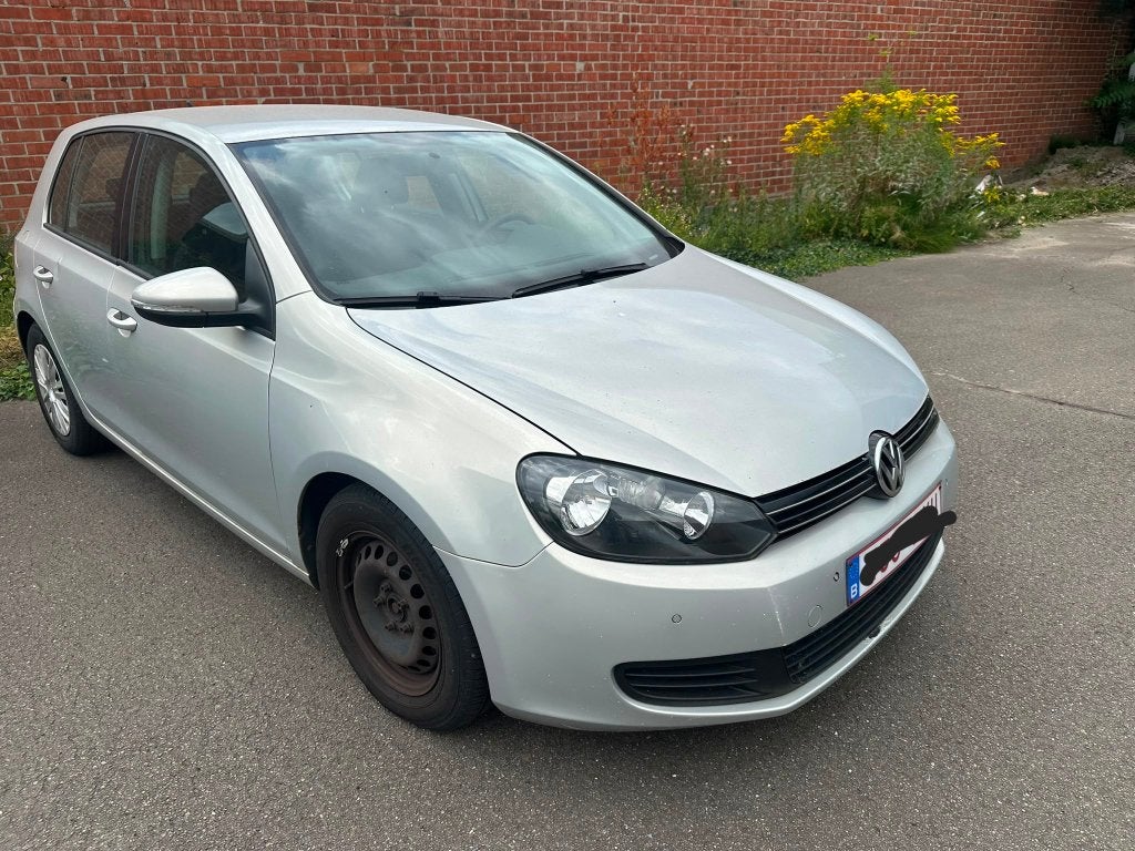 Golf 6, Auto's, Volkswagen, Diesel, 5 deurs, Zilver of Grijs, Te koop