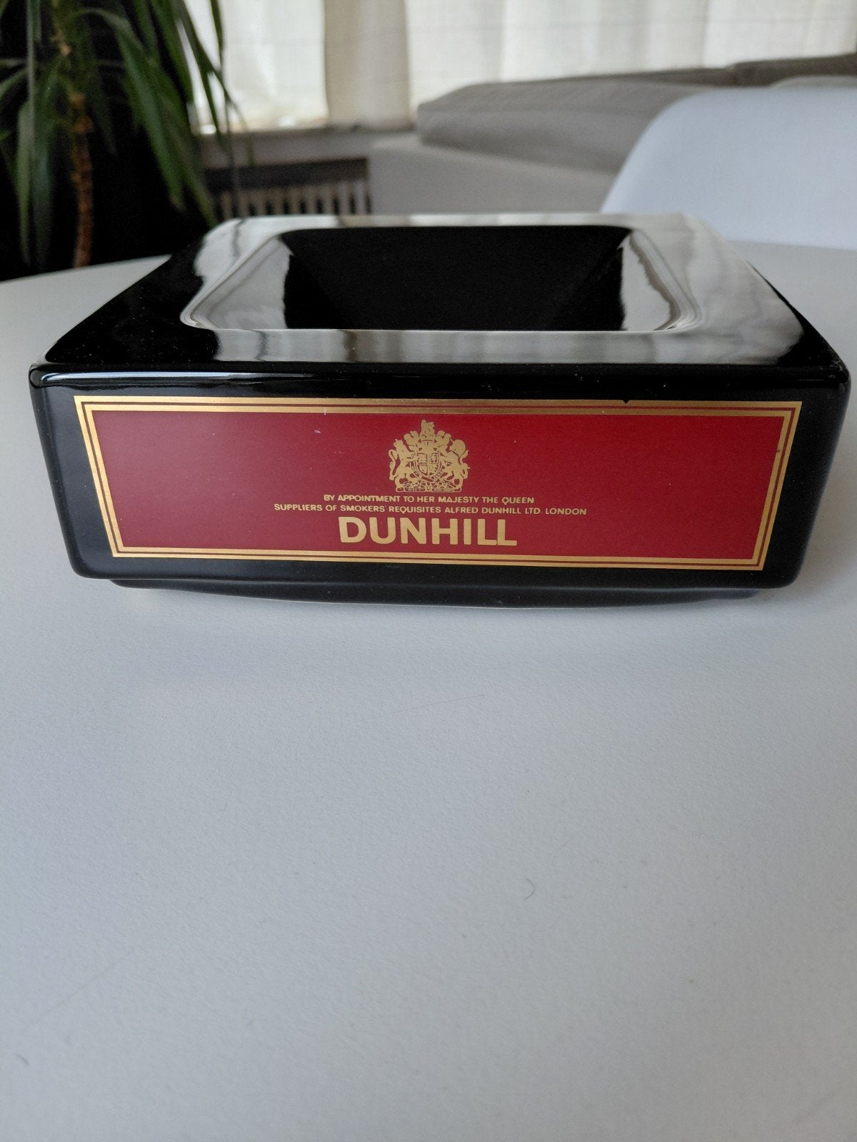 Prachtige vintage Dunhill asbak, Ophalen of Verzenden, Zo goed als nieuw, Asbak