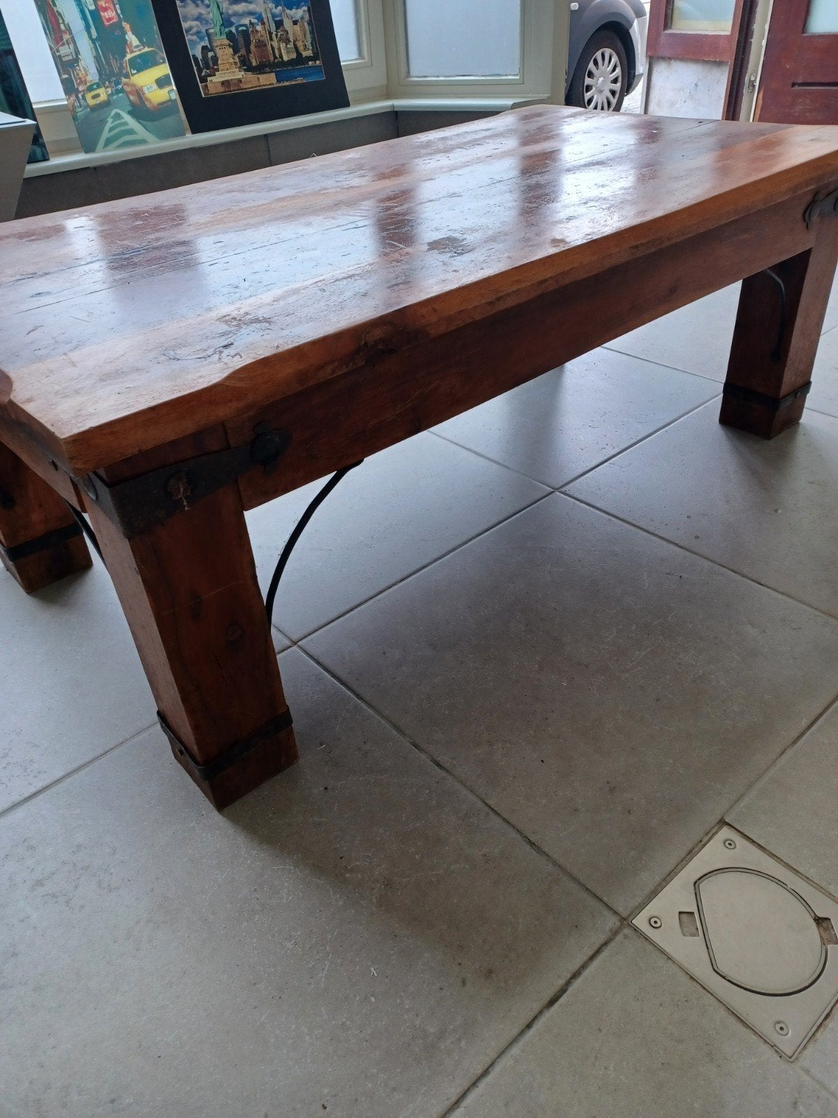 salontafel, Ophalen