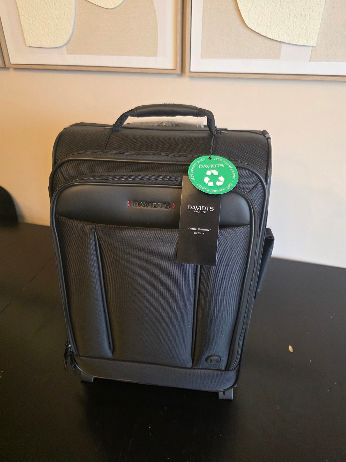 Valise cabine business Davidts – 36  52  24 cm – Noire, Enlèvement ou Envoi, Roulettes