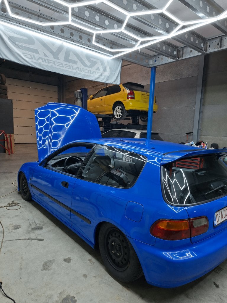 Honda Civic EG4/ 1.5/ AUTOMAAT, Auto's, Honda, Stof, Blauw, Grijs, Particulier