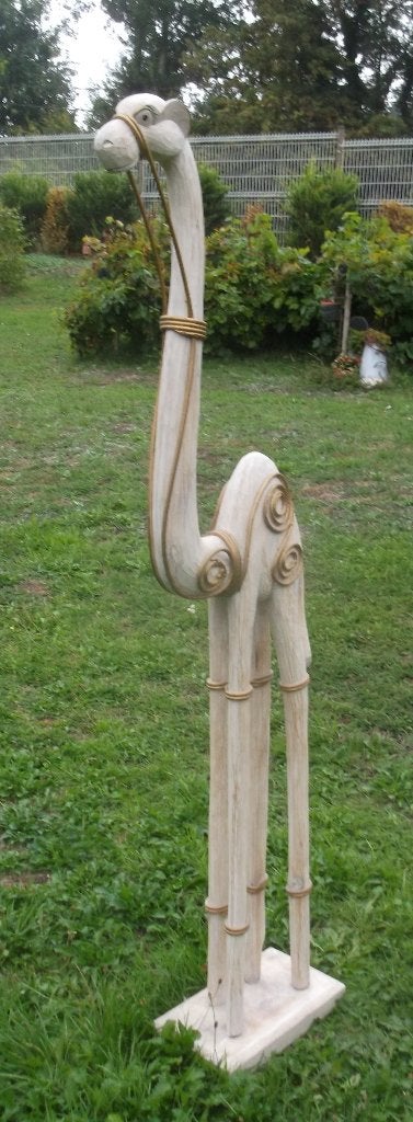 Déco : un dromadaire en bois., Enlèvement, Bois