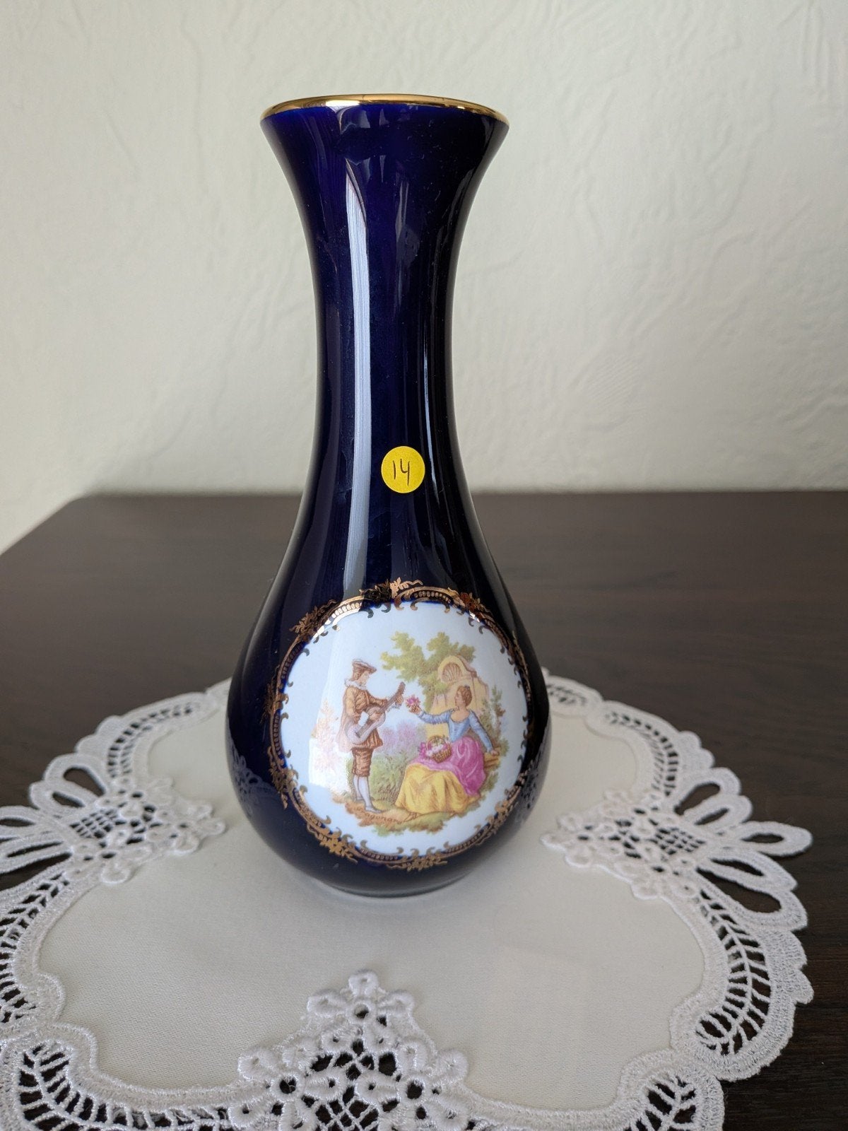 Limoges in blauwe uitvoering, Antiek en Kunst, Ophalen