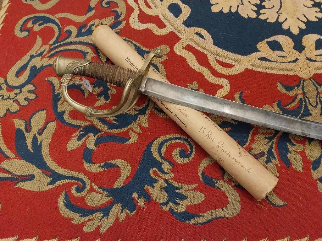 sabre officier d'infanterie Mod 1821, Collections, Objets militaires | Général, Armée de terre, Enlèvement ou Envoi
