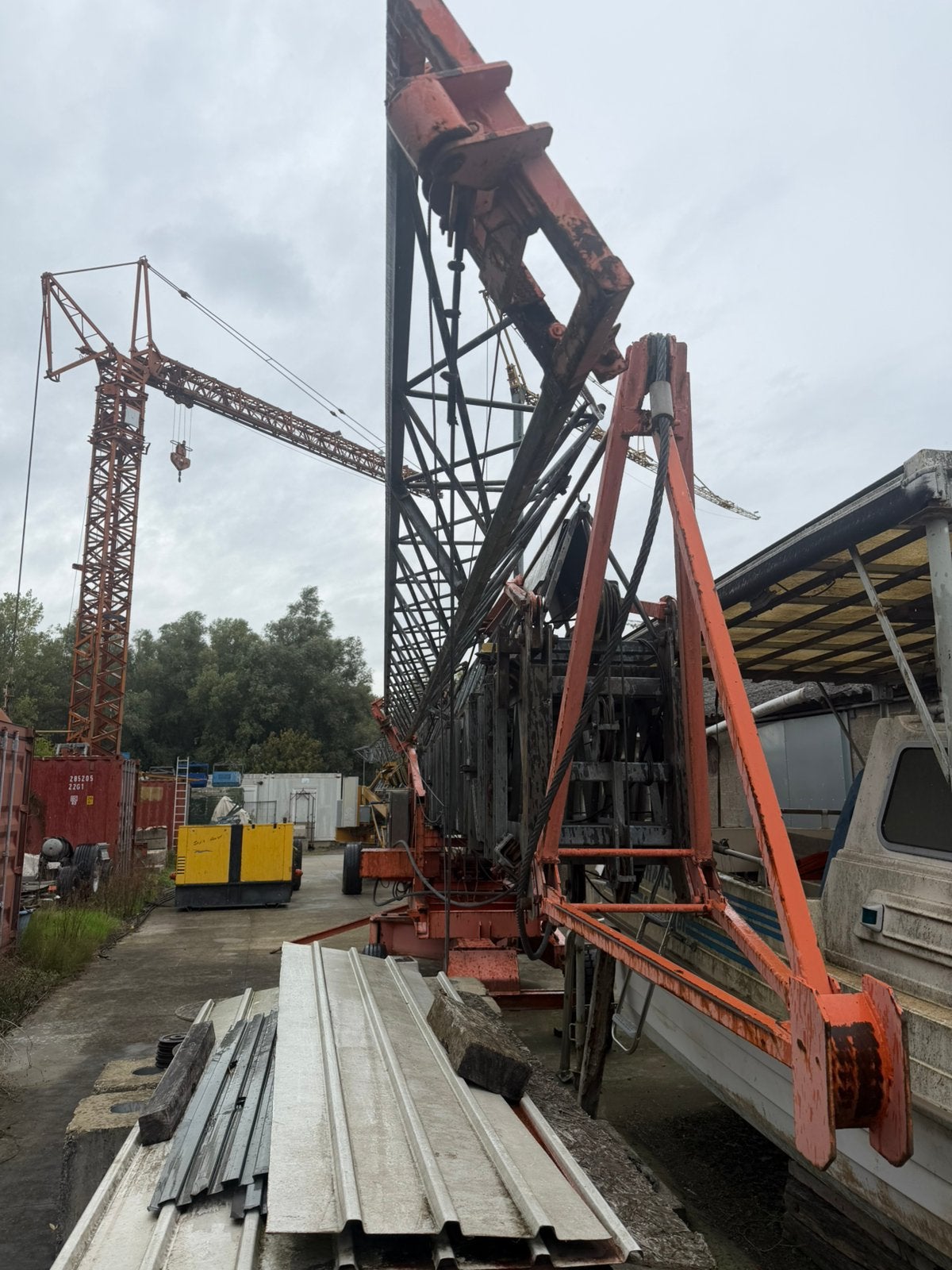 Bouwkraan vicario 170/7 Te Koop, Ophalen, Hijswerktuig, Italie, Zie website vicario srl