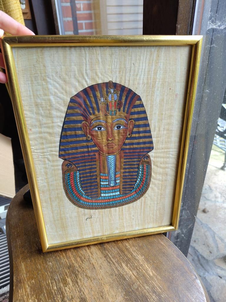 Egyptische papyrus 3 stuks, Antiek en Kunst, Ophalen