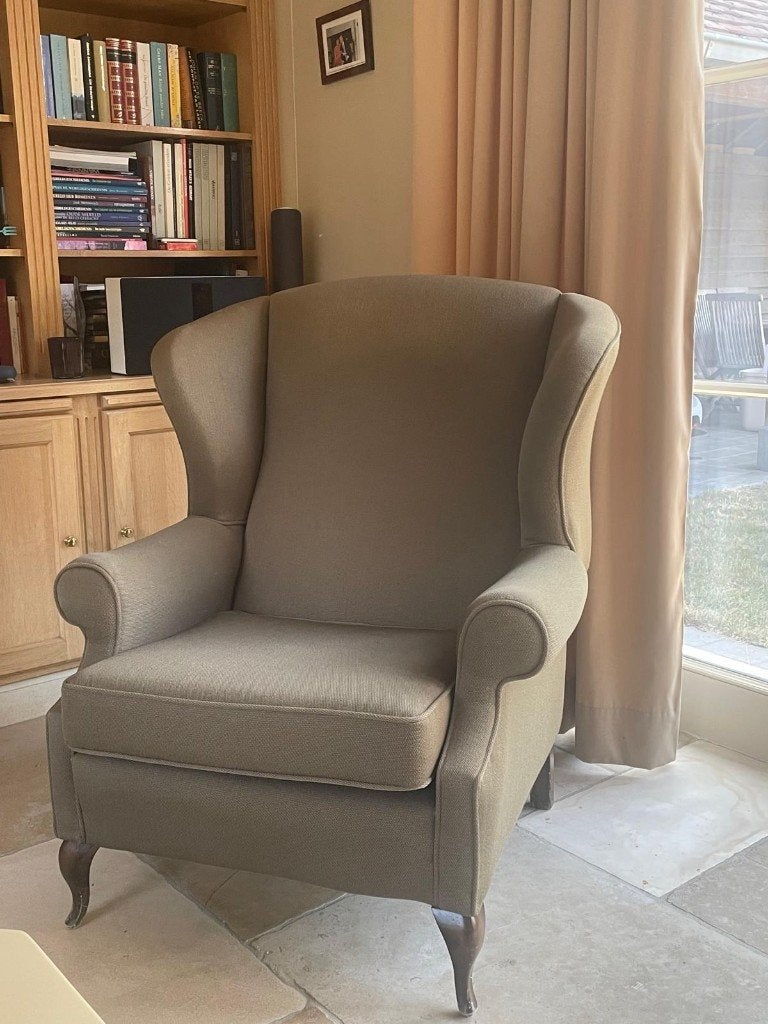 Eenzit. fauteuil. €600 voor 2 stuks!, Huis en Inrichting, Ophalen, Zo goed als nieuw, Stof