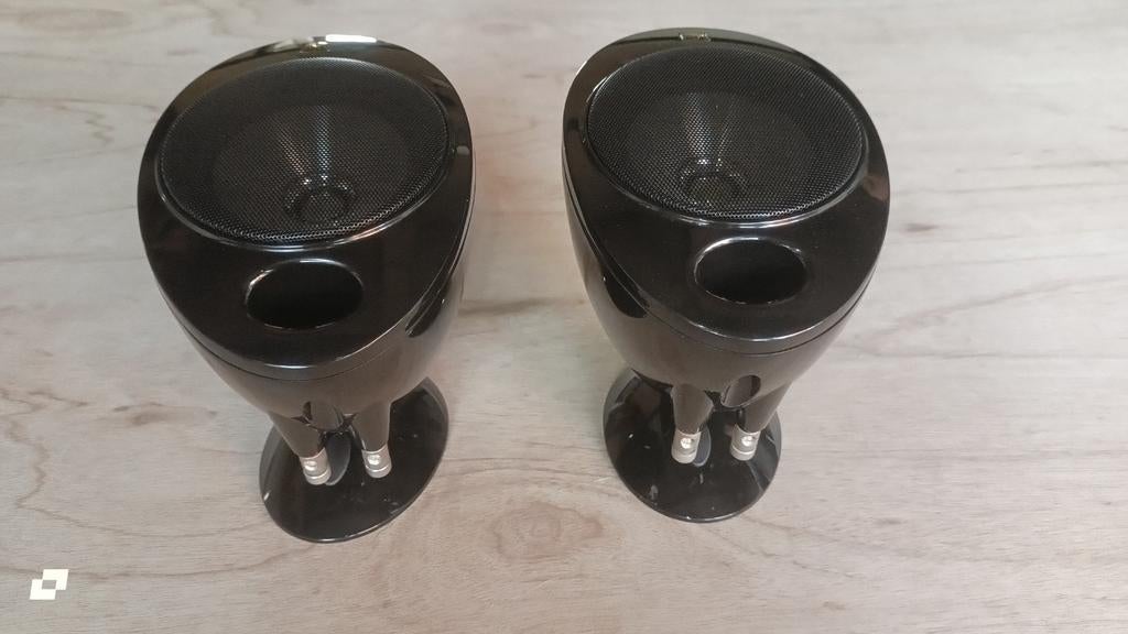 Kef 2001.3 luidsprekers set, Enlèvement ou Envoi, Comme neuf, 60 à 120 watts, Haut-parleurs Frontaux, Arrière ou Stéréo