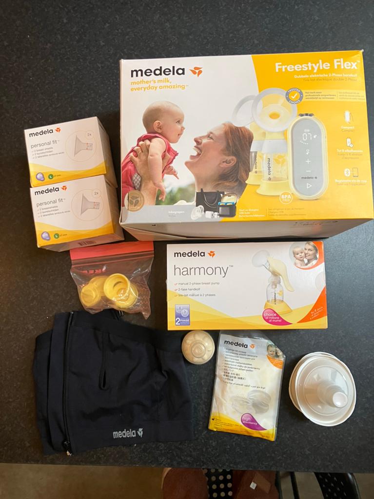 Medela - volledige kolfset, Kinderen en Baby's, Babyvoeding en Toebehoren, Zo goed als nieuw, Ophalen of Verzenden