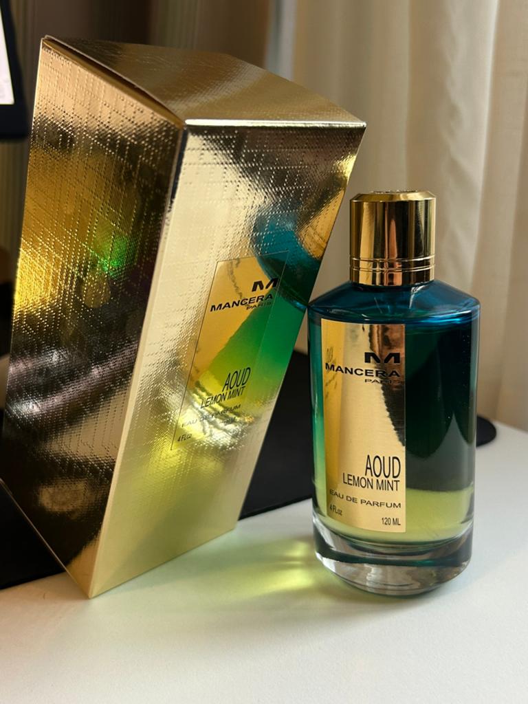 Mancera Aoud Lemon Mint niche perfume 120ml, Bijoux, Sacs & Beauté, Beauté | Parfums, Comme neuf, Enlèvement