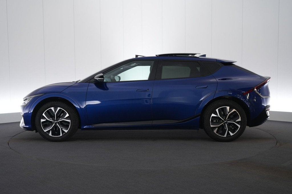 (2DLM643) KIA EV6, Auto's, Kia, Automaat, Achterwielaandrijving, Gebruikt, Blauw
