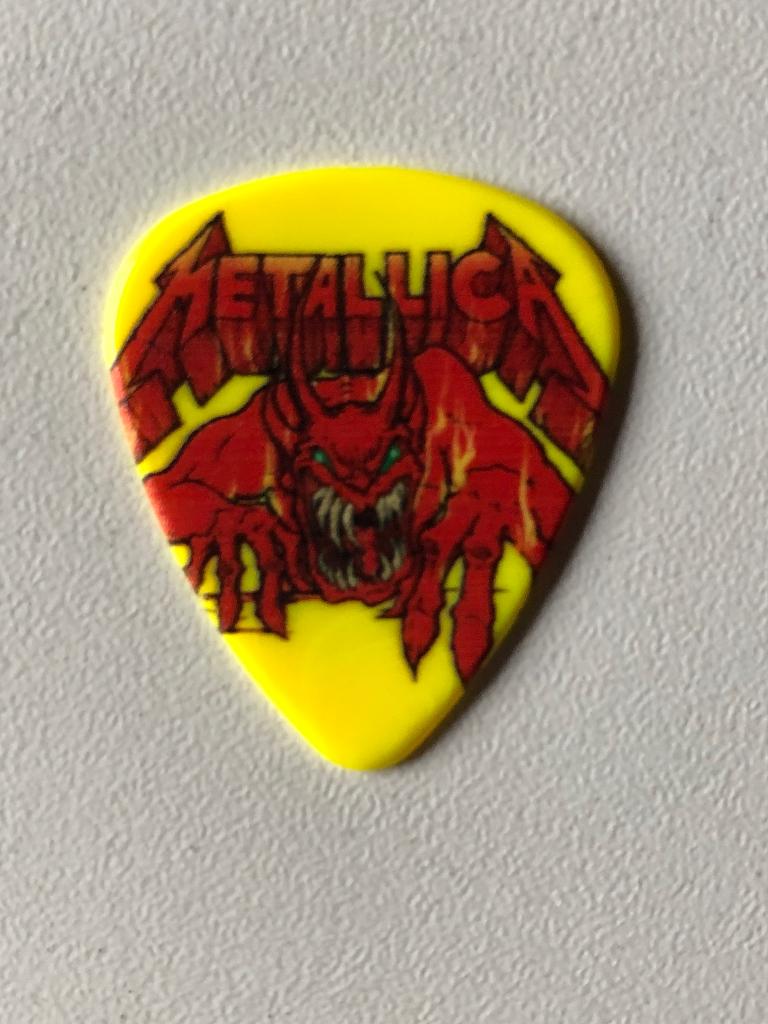 Metallica 2025 tour beast is hungry rare glossy  plectrum, Cd's en Dvd's, Cd's | Hardrock en Metal, Zo goed als nieuw, Ophalen of Verzenden