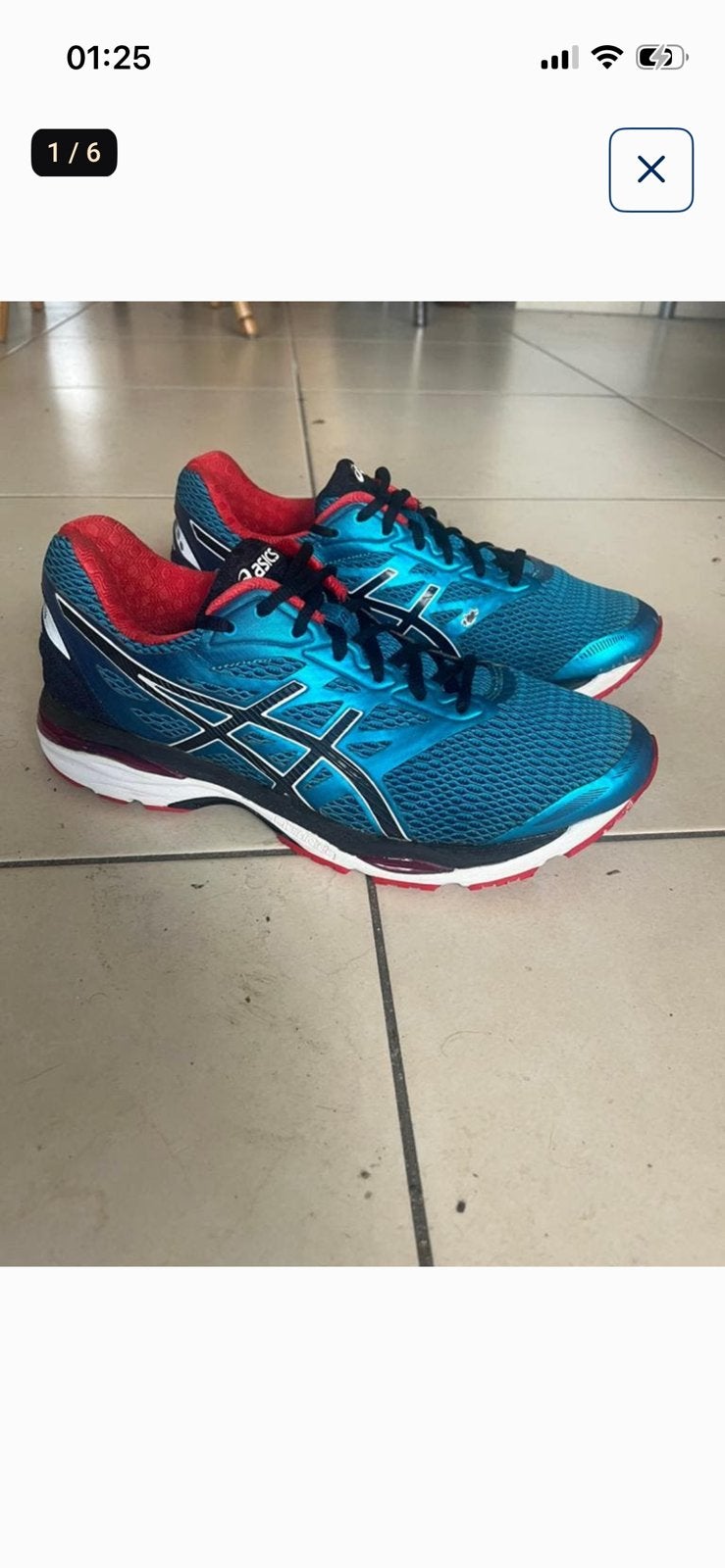 Asics 42.5, Sports & Fitness, Enlèvement ou Envoi, Comme neuf, Asics